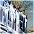 Cliff Ice oil paintings by Tom Gass