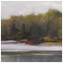 Red Canoe oil painting by Tom Gass