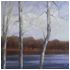 River Trees oil paintings by Tom Gass